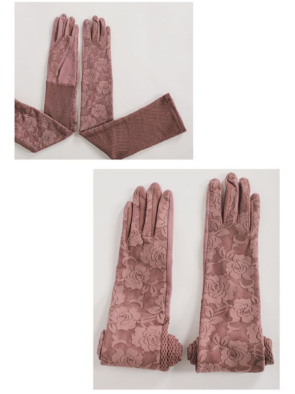 【即納】手袋■ファッション小物■グローブ■日焼け防止手袋-fs1001 tk-fs1001-pk-60cm【カラー：ピンク】【サイズ：60cm】