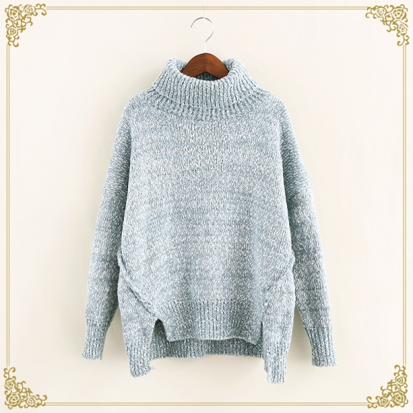 ニット・セーター 長袖 裾·ベンツ 学生 暖い タートル hs3515-3