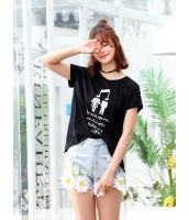 ガーベラレディース 韓国風 ファッション 文字入り 丸首 半袖 Tシャツ mb12016-1