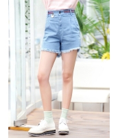 ガーベラレディース 韓国風 ファッション フリンジ 裾 デニム ジーンズ ショートパンツ mb12036-1