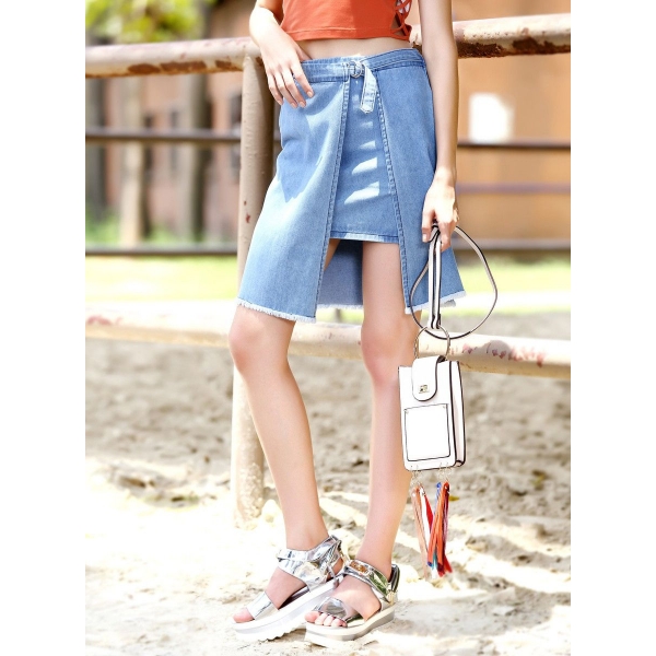ガーベラレディース 韓国風 ストリートファッション 個性派 デニム スカート mb12090-1