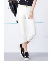 ガーベラレディース 韓国風 コーデアイテム クラシック ファッション 着やせ リラックス ライトストレッチ クロップドパンツ mb12178-2