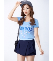 ガーベラレディース 韓国風 コーデアイテム ファッション フロント ぺプラム裾 着やせ ショートパンツ キュロットスカート mb12218-1