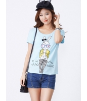 ガーベラレディース 韓国風 ファッション カジュアル コーデアイテム 肌に優しい ストレッチ性 丸首 半袖 Tシャツ mb12241-1