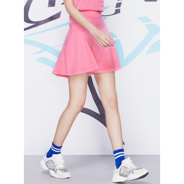 ガーベラレディース 韓国風 ファッション 通気性 肌に優しい綿質 ハイウエスト Aライン ゴアードスカート mb12261-1