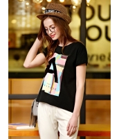 ガーベラレディース Tシャツ・カットソー 半袖  韓国風 不規則裾 ゆったり mb12400-2