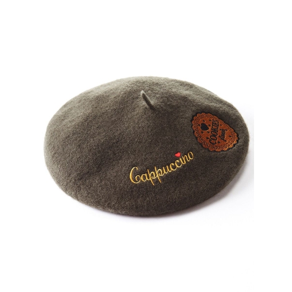ガーベラレディース ベレー帽  韓国風 ファッション 可愛い ラビットファー mb12552-1