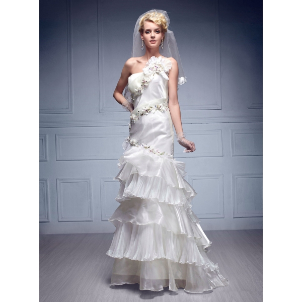 ガーベラレディース ウエディングドレス ロングドレス プリンセスライン ロマンチック mb14541-1