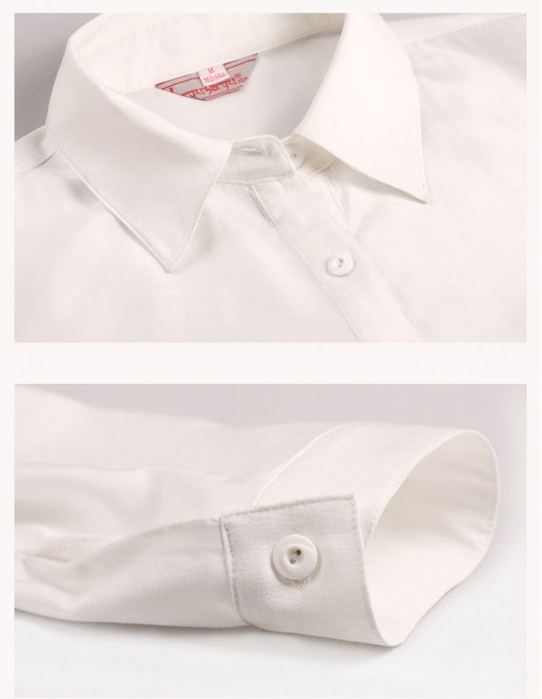 シャツ　ブラウス　七分袖裾フレア不規則　無地大きいサイズあり-rg0289