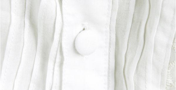 【即納】チュニック/長袖/刺繍入りウエスト紐付き裾フレアクルーネック無地-rp5490 tk-rp5490-wh-xl【カラー：ホワイト】【サイズ：XL】